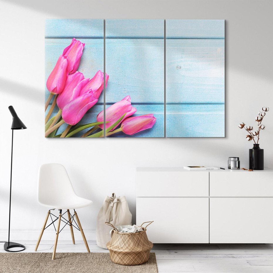 Obraz na płótnie 120x80 - Piękno w pełnym rozkwicie - kwiaty, tulipany