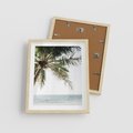 Plakat w ramie 40x50 - Wakacyjne Marzenie - palma nad morzem, - rama drewno