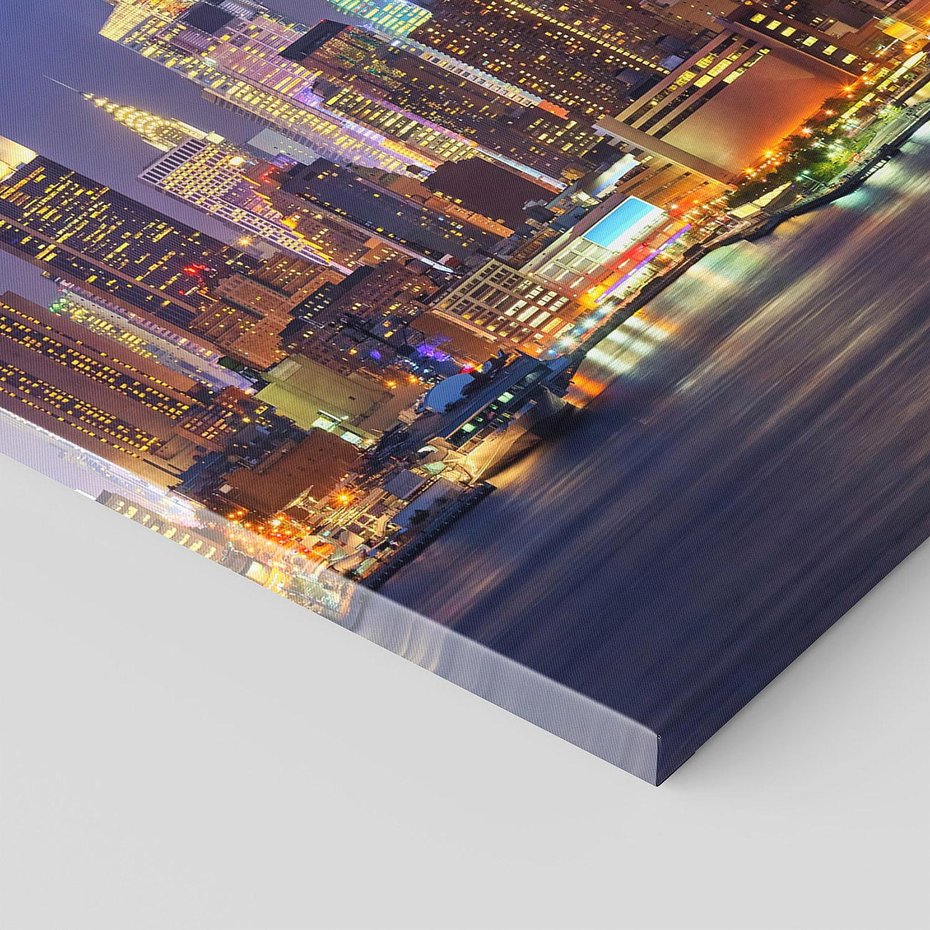 Obraz na płótnie 120x60 - Dusza Ameryki: miasto nieprzespanych nocy - Ameryka, USA