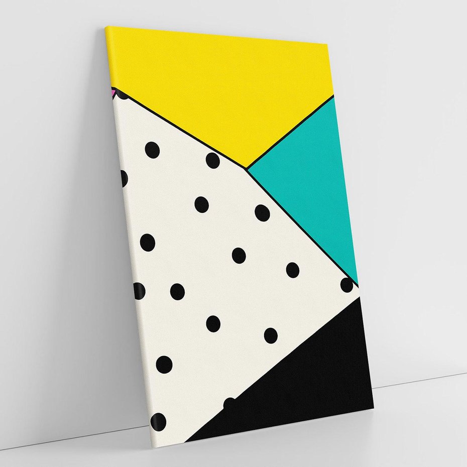 Obraz na płótnie 50x70 - Wesołe Geometryczne Kształty - geometryczne kształty, abstrakcja