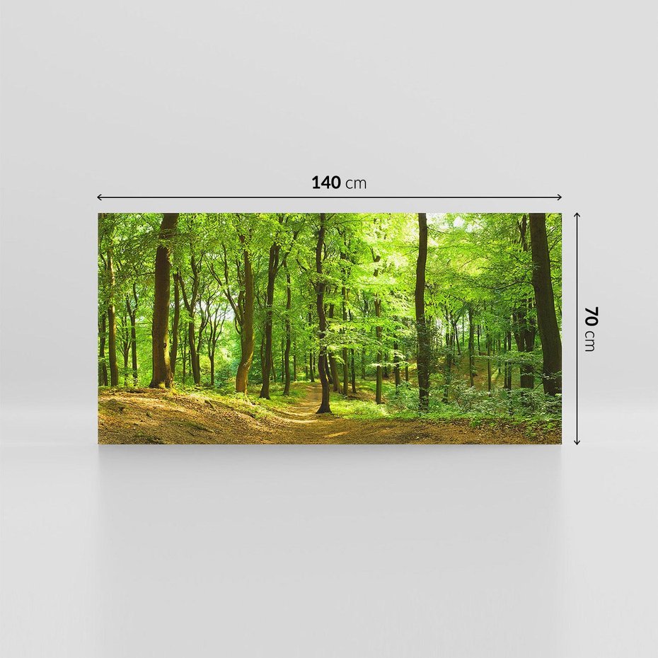 Obraz na płótnie 140x70 - Mistyka leśnych drzew - las, drzewa