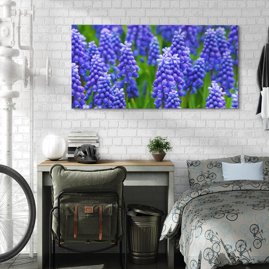 Obraz na płótnie 100x50 - Urok Lawendy - lawenda, kwiat