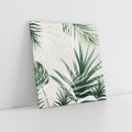 Obraz na płótnie 70x70 - Tropikalne Akwarele - tropikalne liście, akwarela