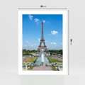 Plakat bez ramy 30x40 - Wieża Eiffla - Eiffla, Paryż