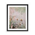 Plakat w ramie 40x50 - Przyroda w Pełnym Blasku: Kolorowa łąka z Kwiatami - łąka, kwiaty na łące - rama czarna