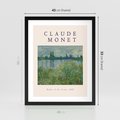 Plakat w ramie 40x50 - Claude Monet: Reprodukcja - Claude Monet, reprodukcja plakat - rama czarna