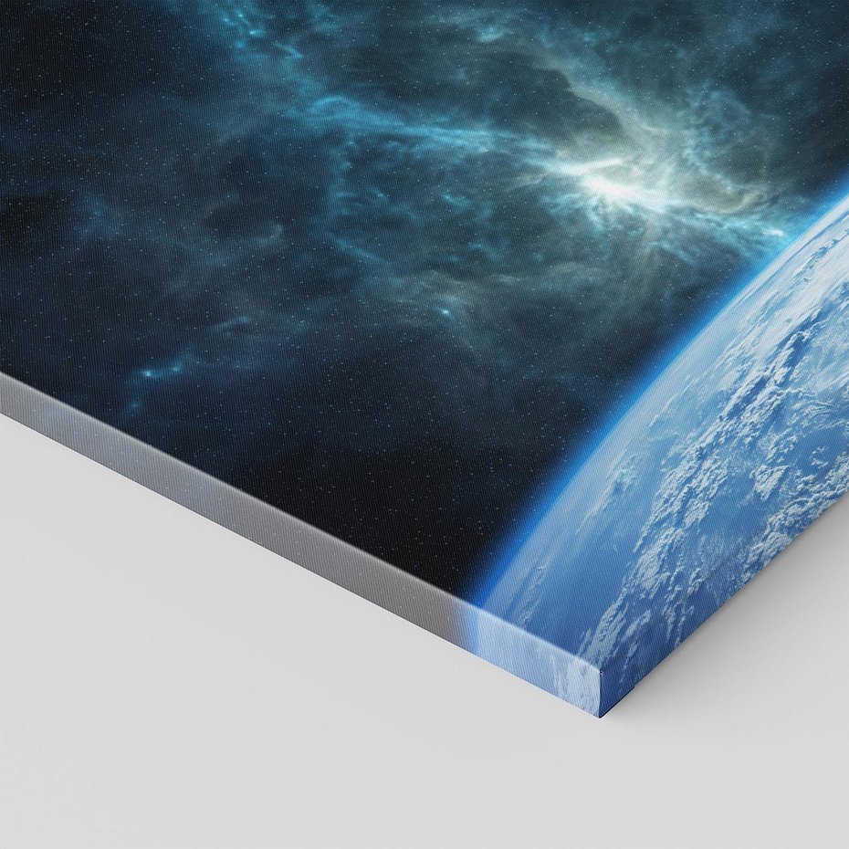 Obraz na płótnie 60x60 - Wędrówka przez galaktyki - ziemia, kosmos