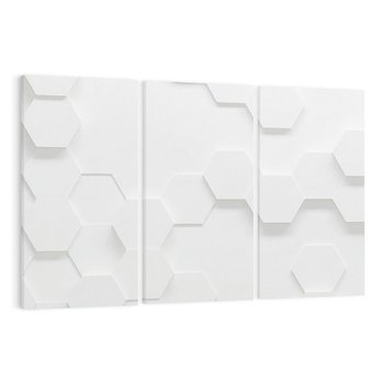 Obraz na płótnie 120x80 - Przestrzenne Zabawy - geometryczne, 3D