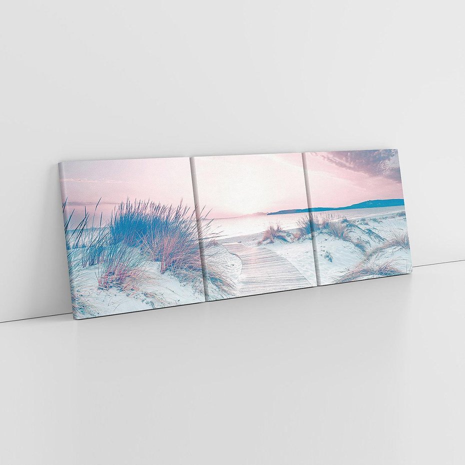 Obraz na płótnie 120x40 - Magia Zachodu Słońca - fotografia, stonowane kolory