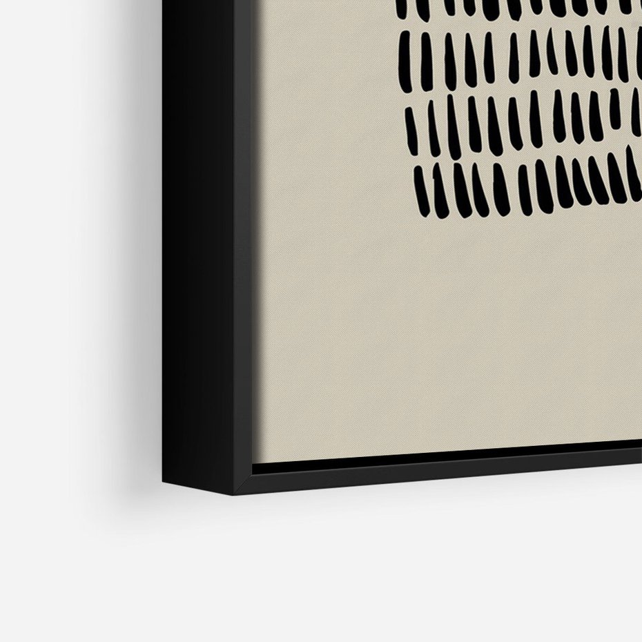 Obraz w ramie 50x70 - Echa Zapomnianych Wymiarów - nowoczesna sztuka, plakat - rama czarna