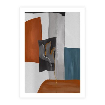 Plakat bez ramy 30x40 - Nowoczesna geometria - nowoczesny, geometryczny