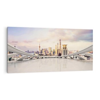 Obraz na płótnie 120x60 - Tętniące życiem Miasto Azji - Chiny, Miasto