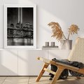 Plakat bez ramy 50x70 - Miasto ożywione nocą - miasto, noc