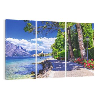 Obraz na płótnie 120x80 - Górskie Jezioro - góry, jezioro