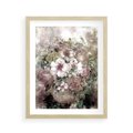 Plakat w ramie 40x50 - Piękno natury na płótnie - kwiaty, olejne - rama drewno