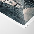 Plakat bez ramy 21x30 - Odkryj tajemnice miasta - uliczka, perspektywa