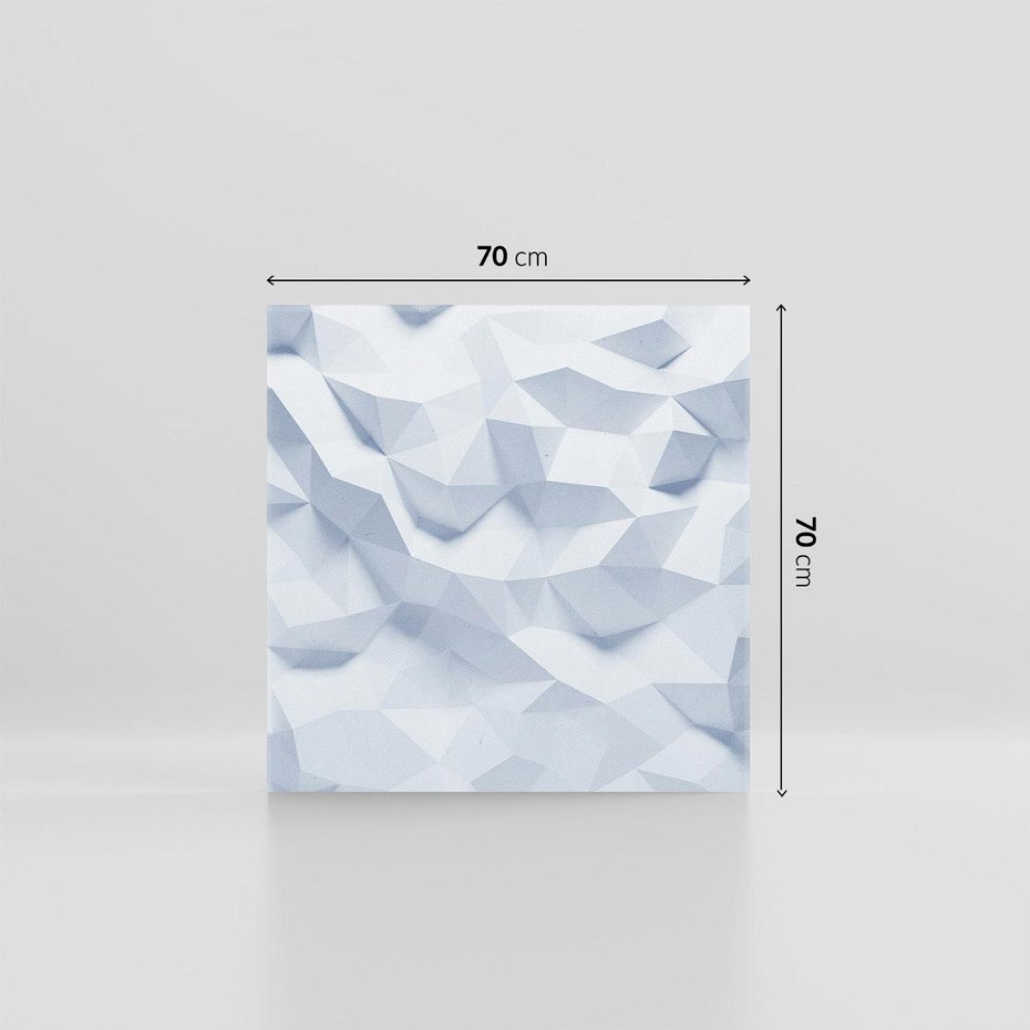 Obraz na płótnie 70x70 - Trójwymiarowa geometria - geometria, 3d