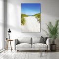 Obraz na płótnie 50x70 - Relaks nad Morskimi Wzgórzami - plaża, wydmy