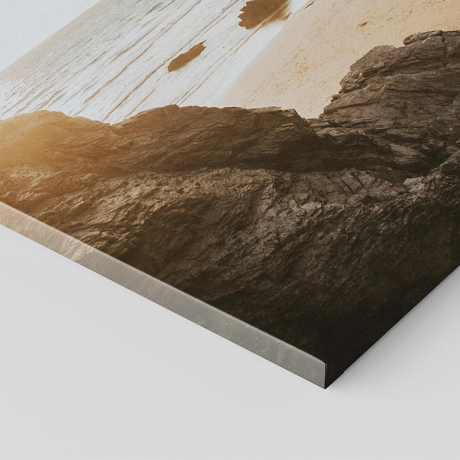 Obraz na płótnie 70x100 - Magia Wieczornego Spokoju - plaża, zachód