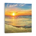 Obraz na płótnie 50x50 - Magia Chwil - zachód słońca,