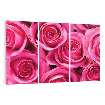 Obraz na płótnie 120x80 - Romantyczne róże w pełnym rozkwicie - róże, kwiaty