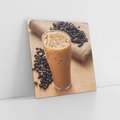 Obraz na płótnie 30x30 - Kawa ice coffee: orzeźwiający napój - kawa, ice