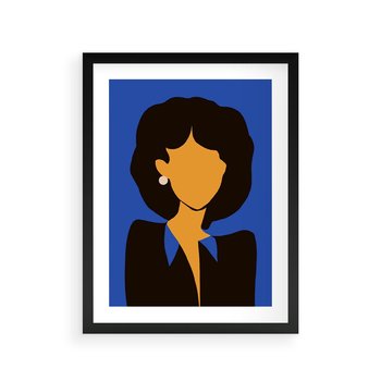 Plakat w ramie 40x50 - Modernistyczne Wibracje - sztuka nowoczesna, plakat - rama czarna