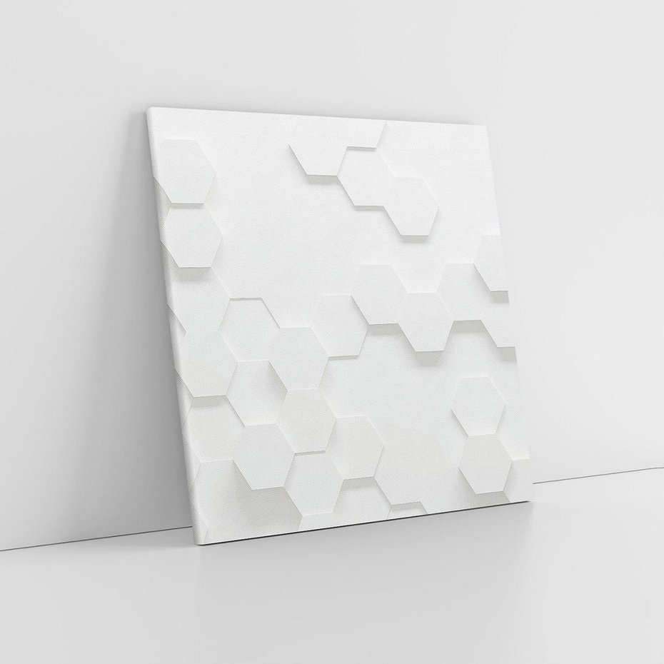 Obraz na płótnie 70x70 - Przestrzenne Zabawy - geometryczne, 3D