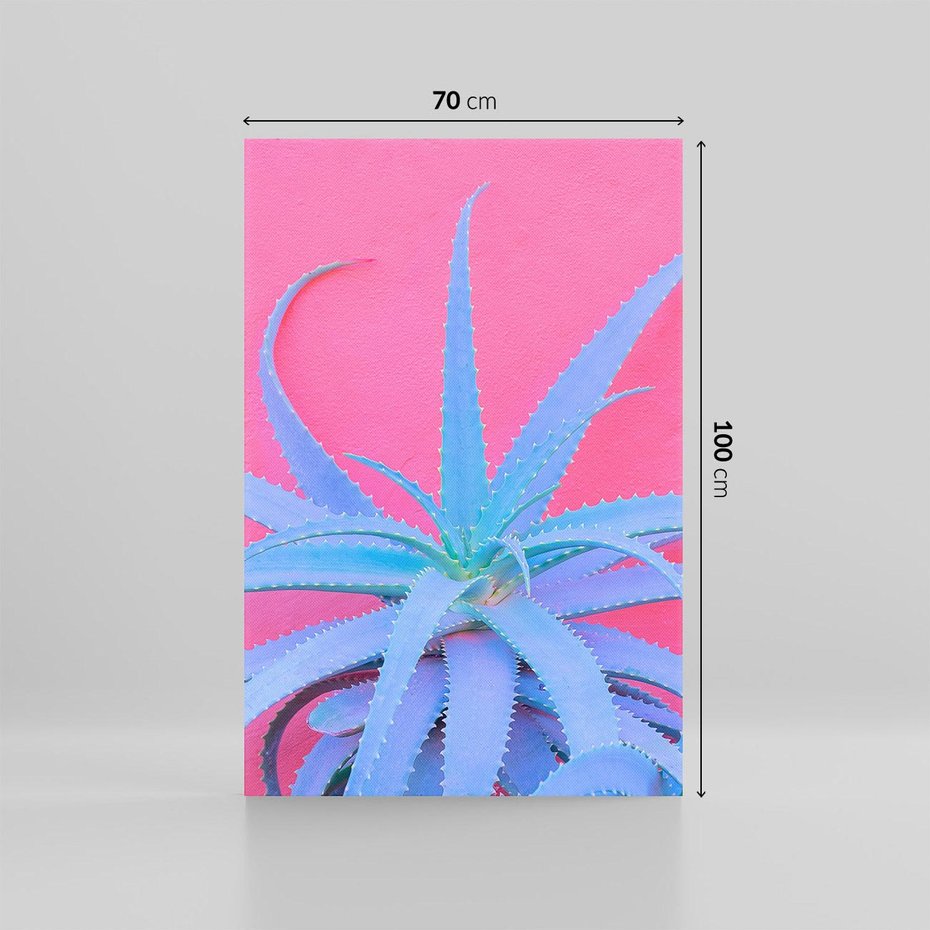 Obraz na płótnie 70x100 - Piękno Pustyni - kaktusy, liście