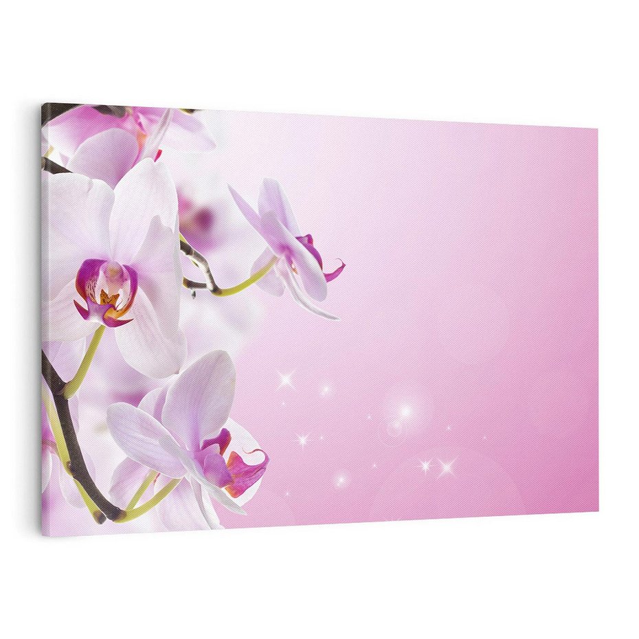 Obraz na płótnie 70x50 - Relaksujące Piękno - kwiaty, orchidea
