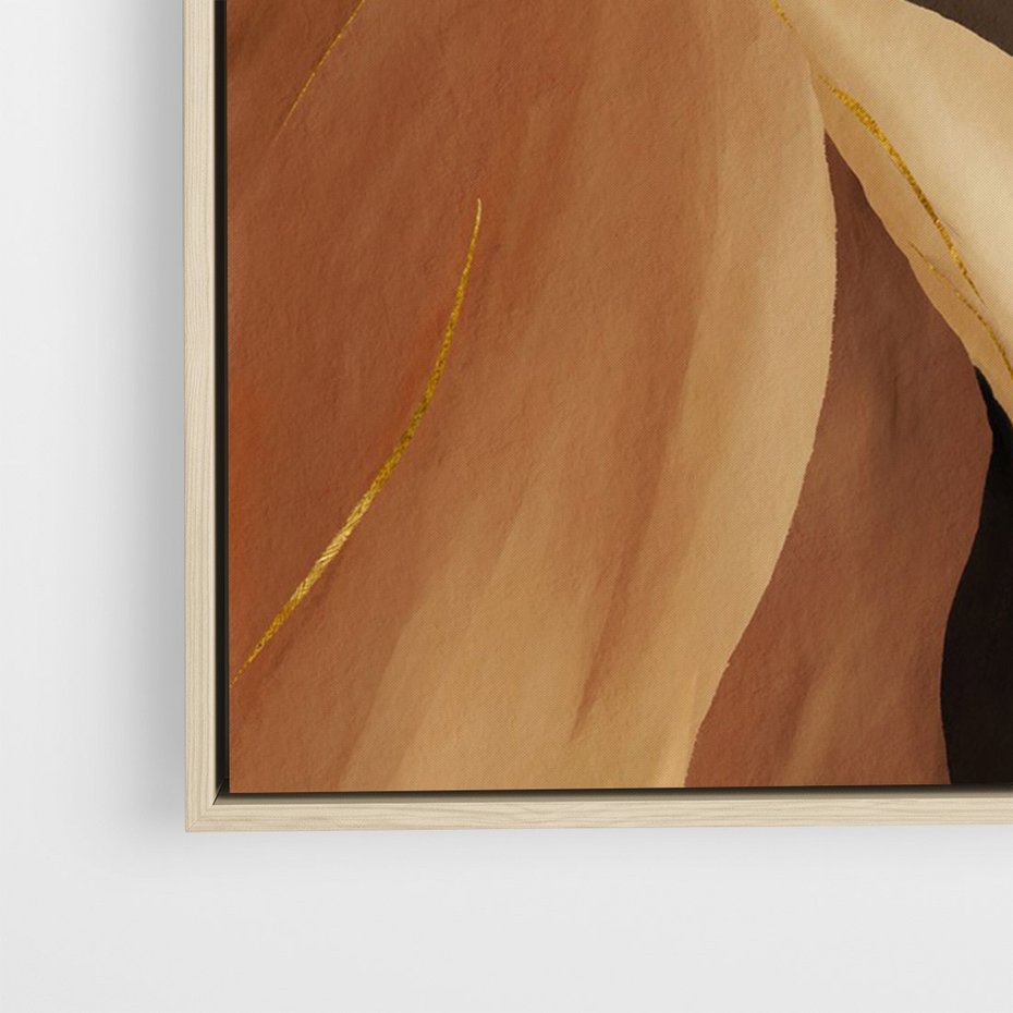 Obraz w ramie 50x70 - Wyraz Luksusu - sztuka, nowoczesna - rama drewno