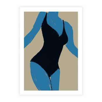 Plakat bez ramy 21x30 - Zaklęta Kompozycja - abstrakcyjny plakat, nowoczesna sztuka