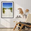 Plakat bez ramy 30x40 - Relaks nad Morskimi Wzgórzami - plaża, wydmy