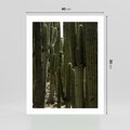 Plakat bez ramy 40x50 - Wyjątkowy Klimat Boho - kaktusy, pustynia