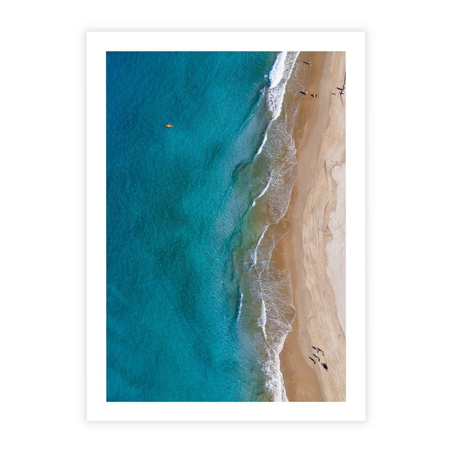Plakat bez ramy 30x40 - Spokój nad morzem - morze, plaża