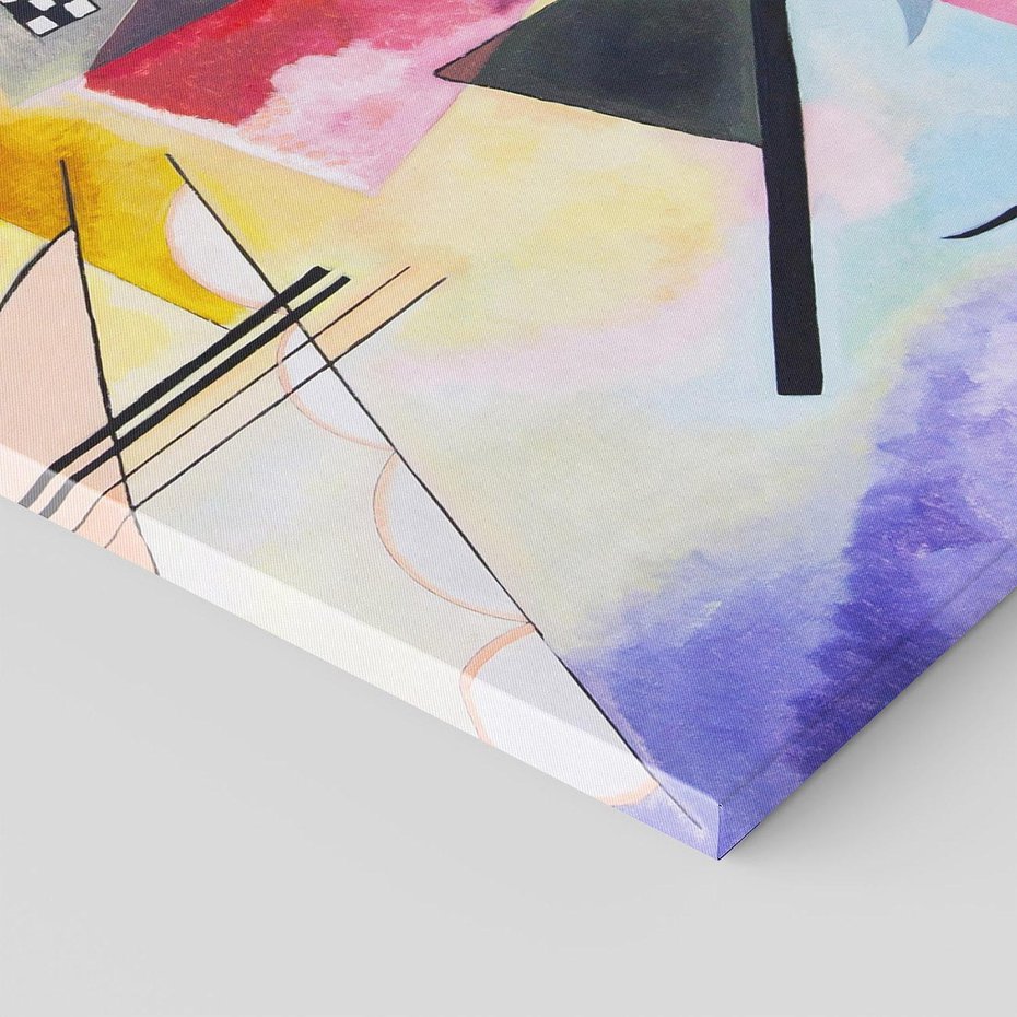 Obraz na płótnie 50x70 - "Żółty-Czerwony-Niebieski" Wassily Kandinsky - Reprodukcja - reprodukcja, obraz na płótnie