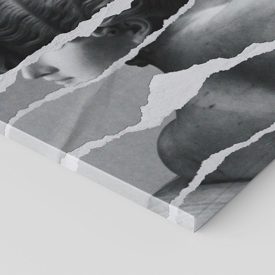 Obraz na płótnie 50x50 - Kolaż z Antyczną Rzeźbą - antyczna rzeźba, kolaż ze zdjęć