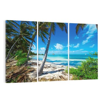 Obraz na płótnie 120x80 - Raj na Tropikalnej Wyspie - tropikalna, wyspa