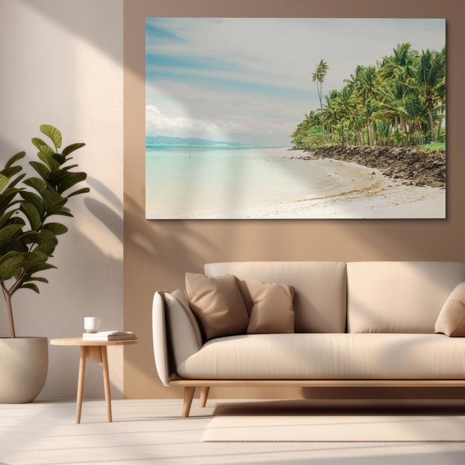 Obraz na płótnie 100x70 - Uczta Egzotycznych Marzeń - fotografia, rajska plaża