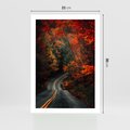 Plakat bez ramy 21x30 - Jesienne Podróżowanie - fotografia, jesień