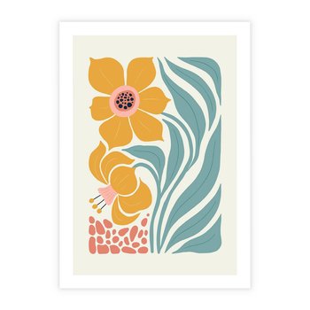 Plakat bez ramy 21x30 - Pastelowa Piękność - nowoczesna sztuka, plakat