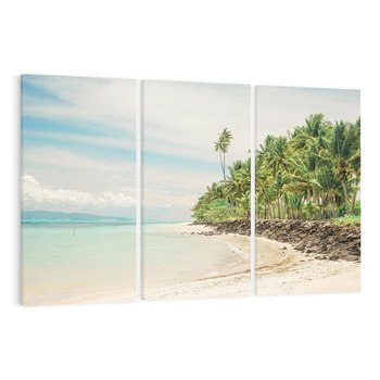 Obraz na płótnie 120x80 - Uczta Egzotycznych Marzeń - fotografia, rajska plaża