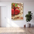 Obraz na płótnie 70x100 - Truskawka Radość Lata - truskawka, owoc
