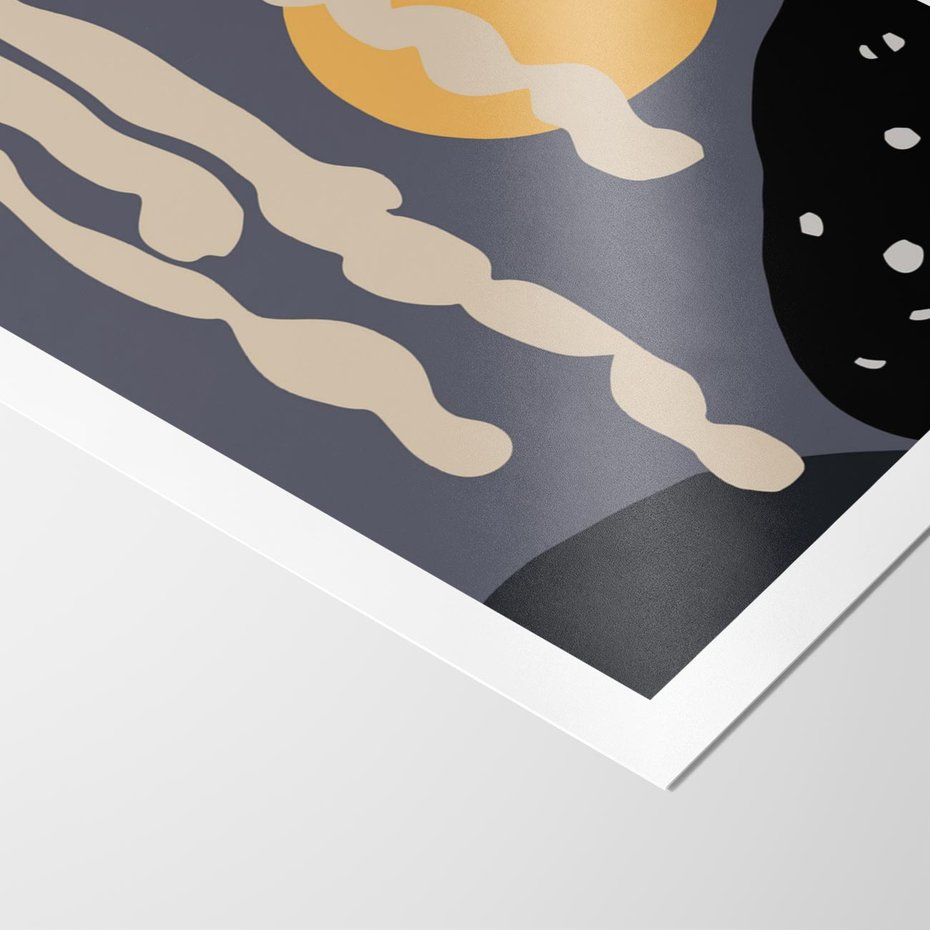 Plakat bez ramy 40x50 - Intrygujący Mrok - ciemny, mroczny plakat