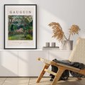 Plakat bez ramy 50x70 - Gauguin: Reprodukcja i Typografia - Gauguin, reprodukcja