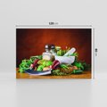 Obraz na płótnie 120x80 - Kulinarna przygoda - do kuchni, przyprawy