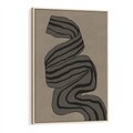 Obraz w ramie 70x100 - Niezwykłe Przesilenia - nowoczesna geometryczna sztuka, loftowe wnętrze - rama drewno