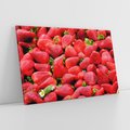 Obraz na płótnie 70x50 - Truskawki Czerwone Kropki Uczuć - truskawki, owoce