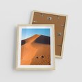 Plakat w ramie 40x50 - Piasek pustyni wędruje - pustynia, piasek - rama drewno