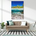 Obraz na płótnie 70x100 - Tropikalne Morze i Kolorowa Rafa - tropikalne, morze